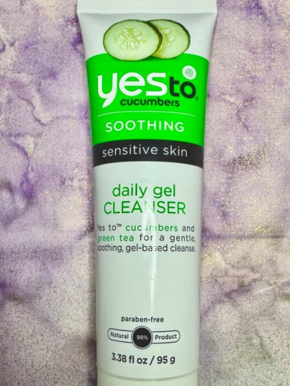 Yes to Cucumbers Soothing Sensitive Skin Daily Gel Cleanser 3.38 fl oz